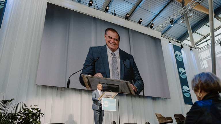Zane Kerby, president and CEO of ASTA, gave the event’s opening address.